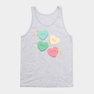 Love Romantic Valentines Tank Top